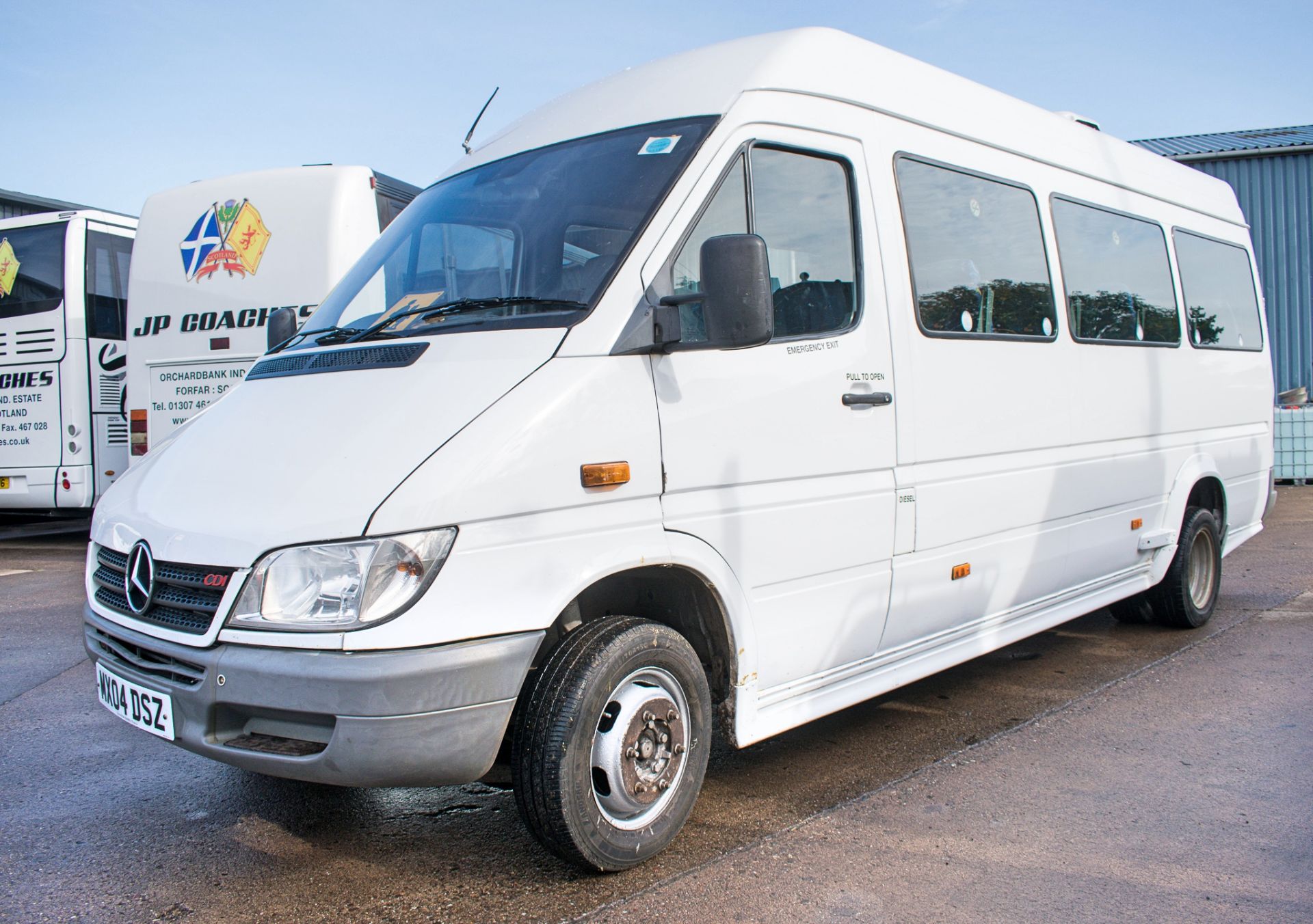 Mercedes Benz Sprinter CDi 16 seat mini bus Registration Number: MX04 DSZ Date of Registration: 13/ - Image 2 of 12