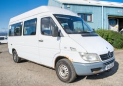 Mercedes Benz Sprinter 311 CDi 5 seat & wheelchair mini bus Registration Number: SY05 OUF Date of