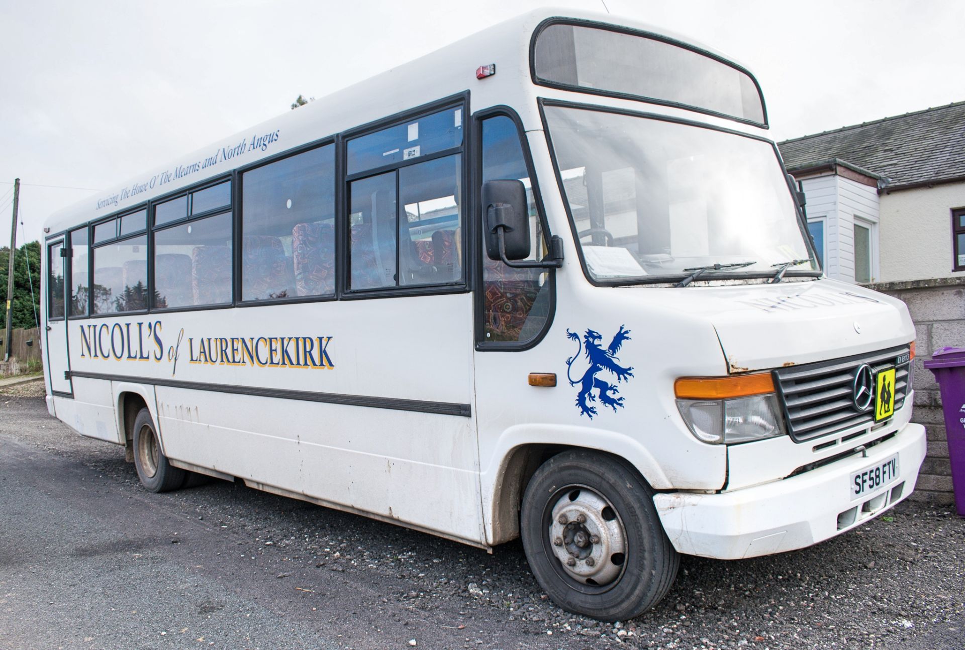 Mercedes Benz Vario O813D Plaxton Beaver 31 seat mini bus Registration Number: SF58 FTV Date of