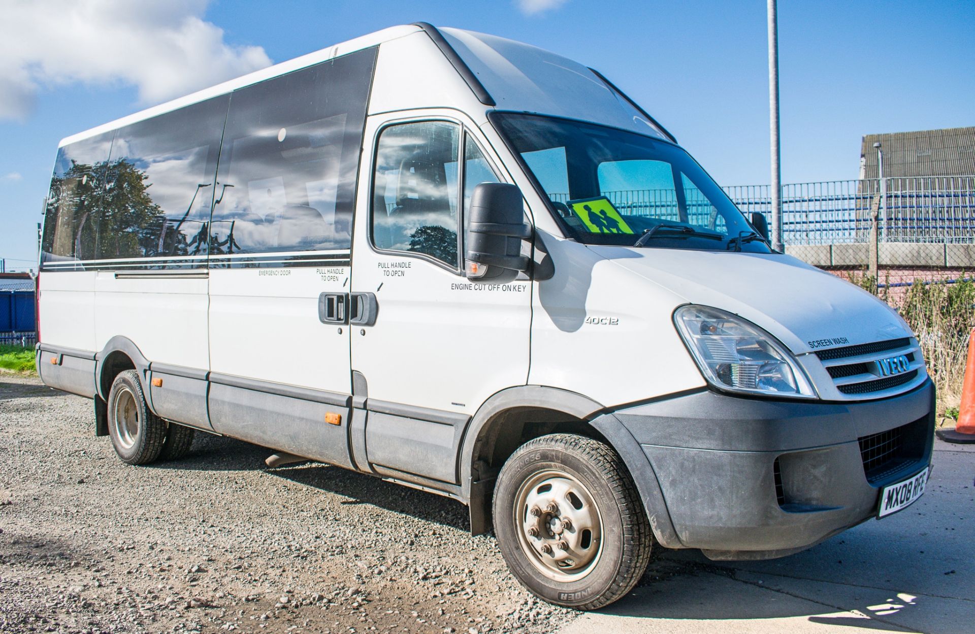 Iveco Daily 40C12 16 seat mini bus Registration Number: MX08 RFE Date of Registration: 06/08/2008