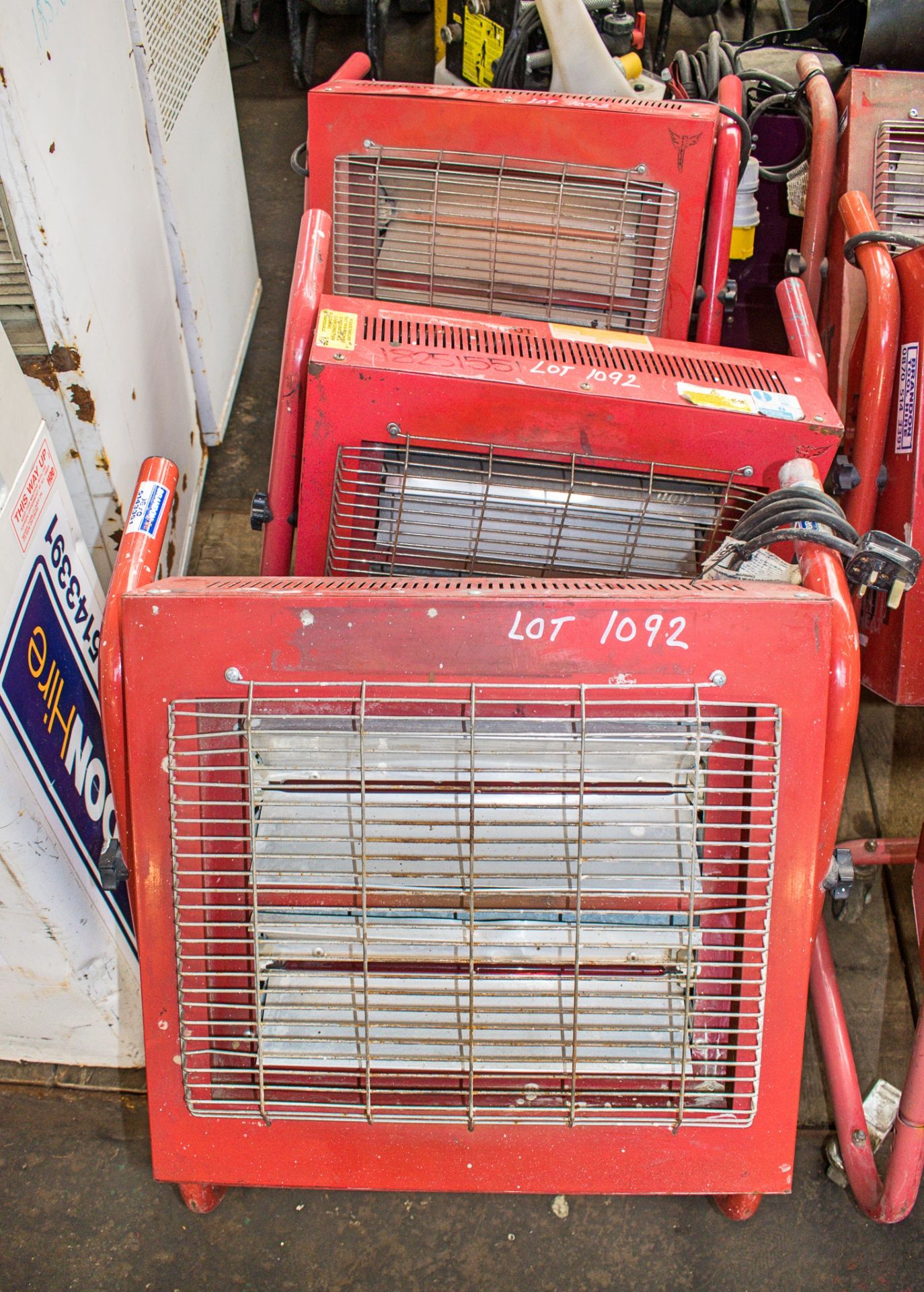 3 - Elite 240v infra red heaters