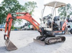 Kubota KX36-3 1.5 tonne rubber tracked excavator Year: 2008 S/N: 2078047 Recorded Hours: 5335