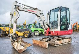 Takeuchi TB228 2.8 tonne rubber tracked mini excavator Year: 2012 S/N: 122801768 Recorded Hours: Not