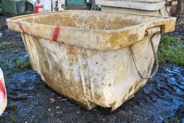 Plastic mortar tub