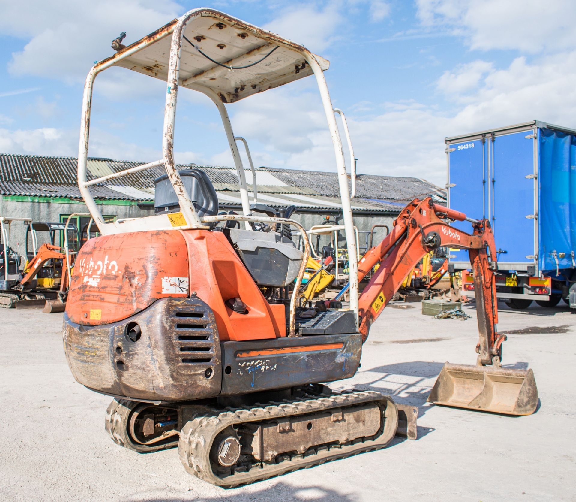Kubota KX36-3 1.5 tonne rubber tracked excavator Year: 2008 S/N: 2078047 Recorded Hours: 5335 - Image 3 of 12