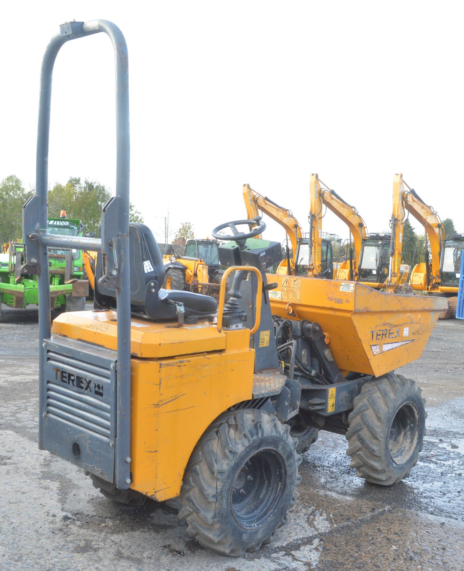 Benford Terex HD1000 1 tonne hi-tip dumper S/N: 2003 S/N: E310HM418 Recorded Hours: 2885 - Image 5 of 9