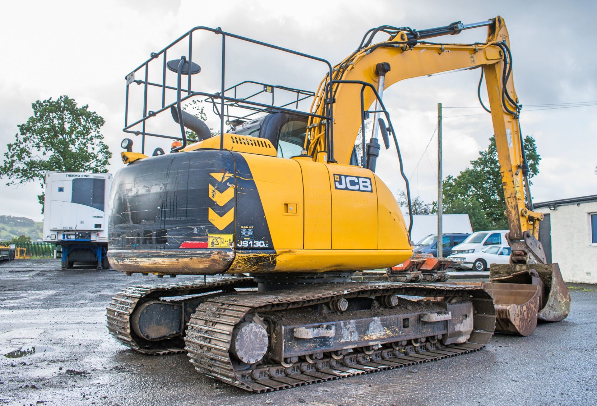 JCB JS130 LC 14 tonne steel tracked excavator Year: 2015 S/N: 2134749 Recorded Hours: 4658 auxillary - Bild 4 aus 22