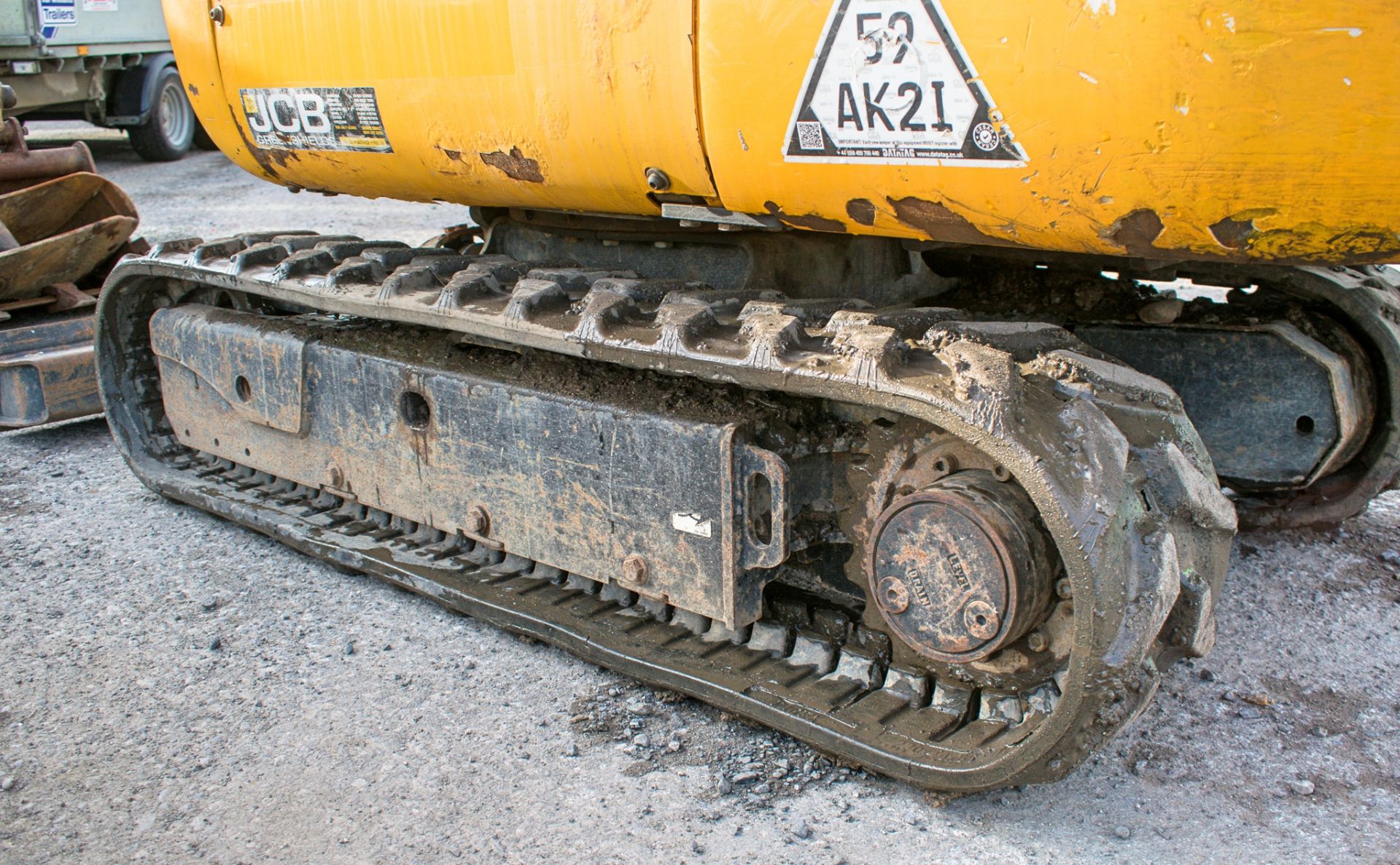 JCB 801.6 1.5 tonne rubber tracked mini excavator Year: 2014 S/N: 2071579 Recorded Hours: 1935 - Bild 7 aus 17