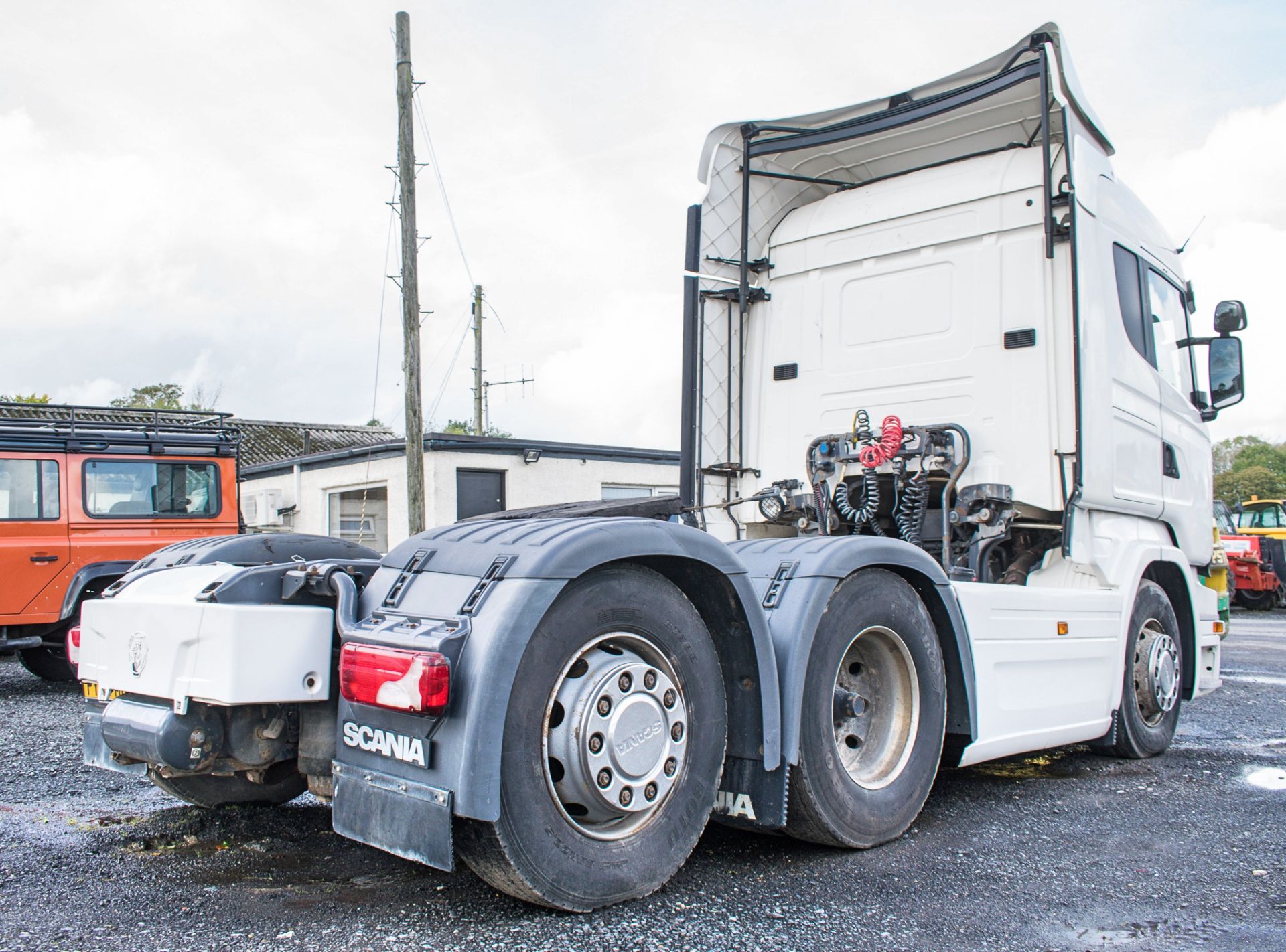 Scania R440 LA Topline 6x2 manual rear lift tractor unit  Registration Number: PY63 MHM Date of - Image 4 of 17