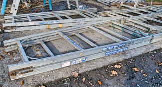 2 - aluminium trestles