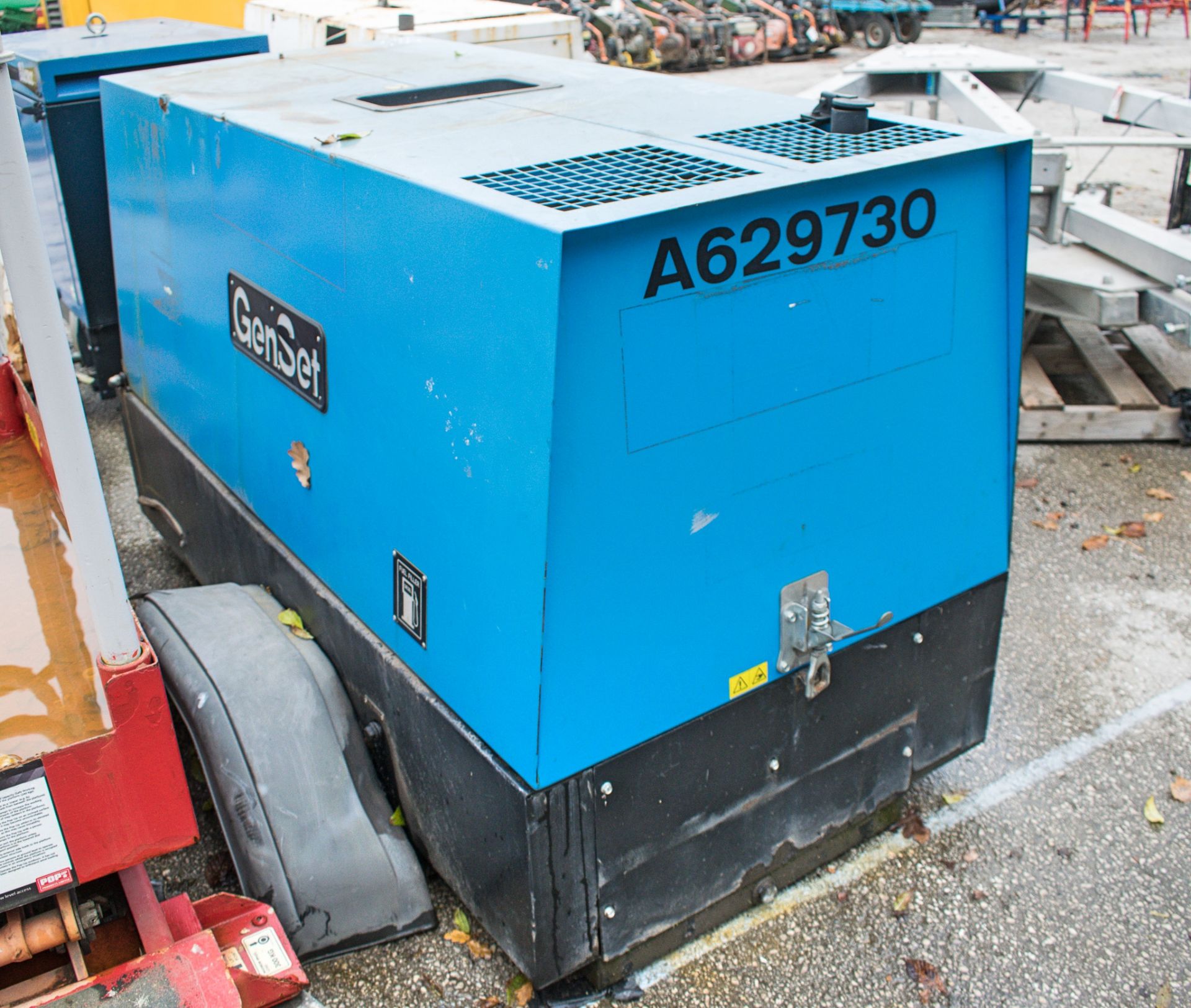 Genset MPM 15/400 diesel driven welder/generator  Recorded hours: 693 A629730 - Image 2 of 4