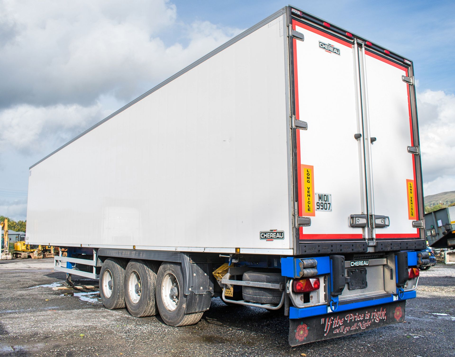 Chereau Inogam P1305 13.6 metre tri-axle refrigerated box trailer  Year: 2016 Registration Number: - Image 5 of 16