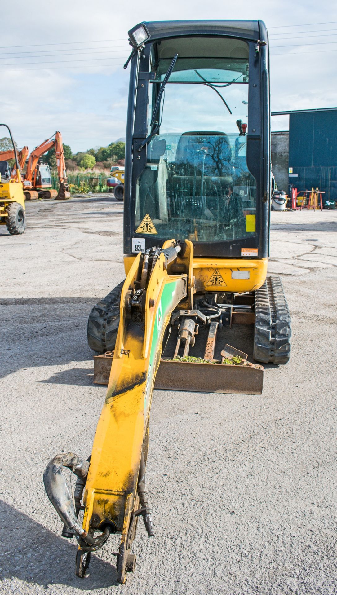 JCB 8018 1.8 tonne rubber tracked mini excavator  Year: 2017 S/N: 2545073 c/w expanding tracks and - Image 5 of 17