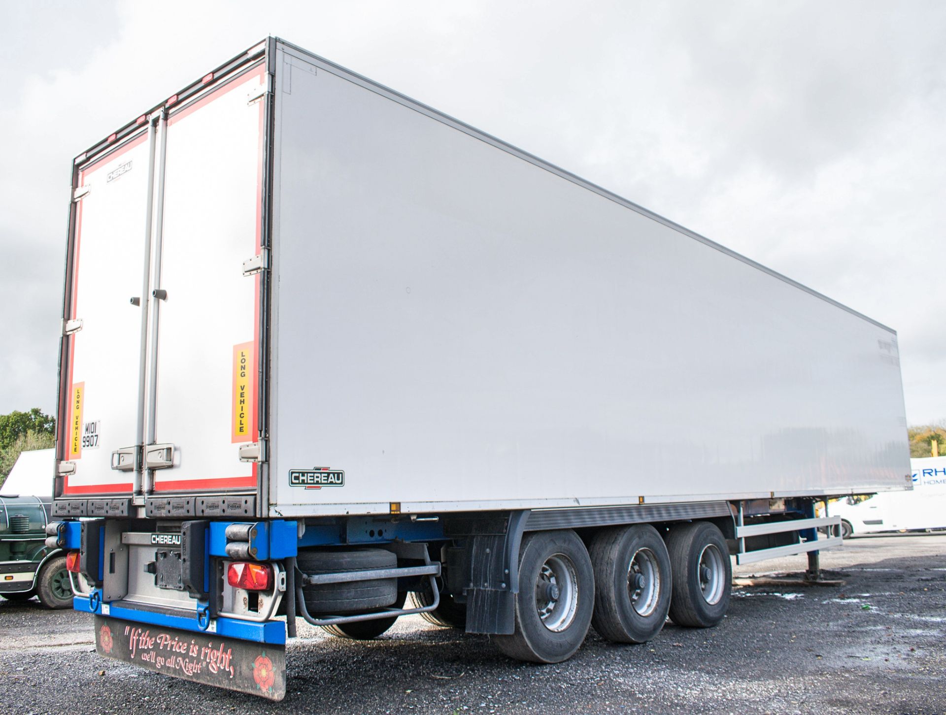 Chereau Inogam P1305 13.6 metre tri-axle refrigerated box trailer  Year: 2016 Registration Number: - Image 3 of 16