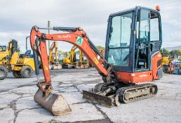 Kubota KX016-4 1.6 tonne rubber tracked mini excavator  Year: 2016  S/N: 60370 Recorded hours: