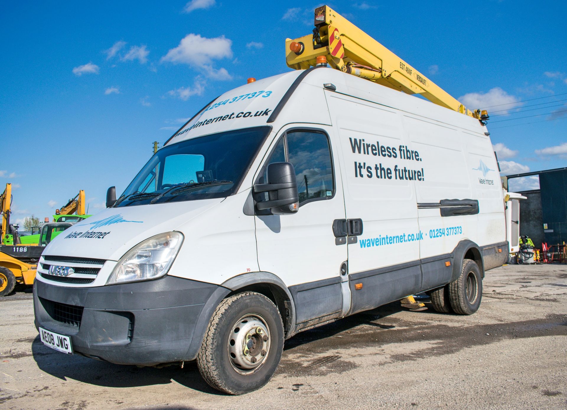 Iveco Daily 65C18 4x2 van derived articulated mobile access platform  Registration Number: AE08