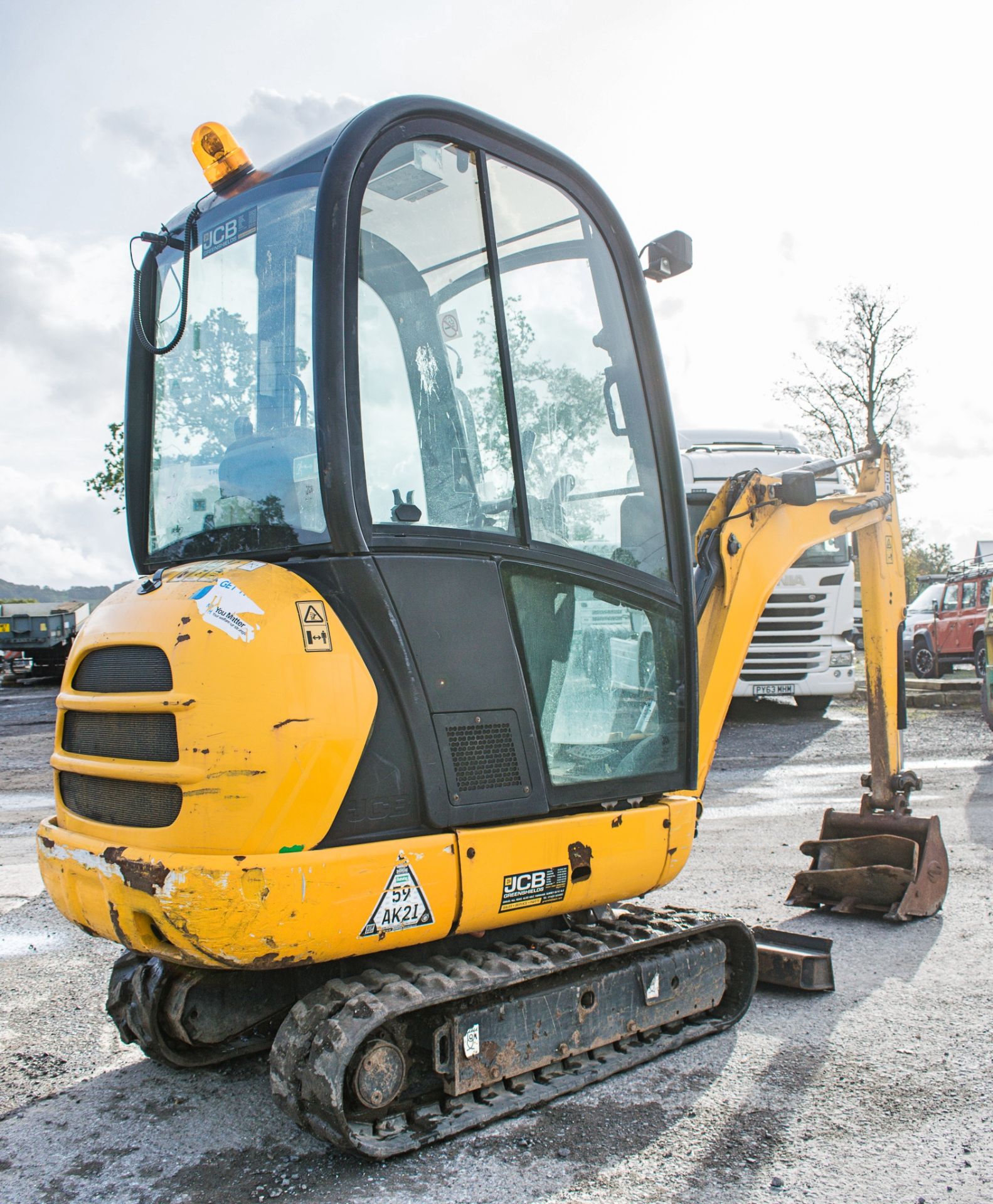 JCB 801.6 1.5 tonne rubber tracked mini excavator Year: 2014 S/N: 2071579 Recorded Hours: 1935 - Bild 4 aus 17