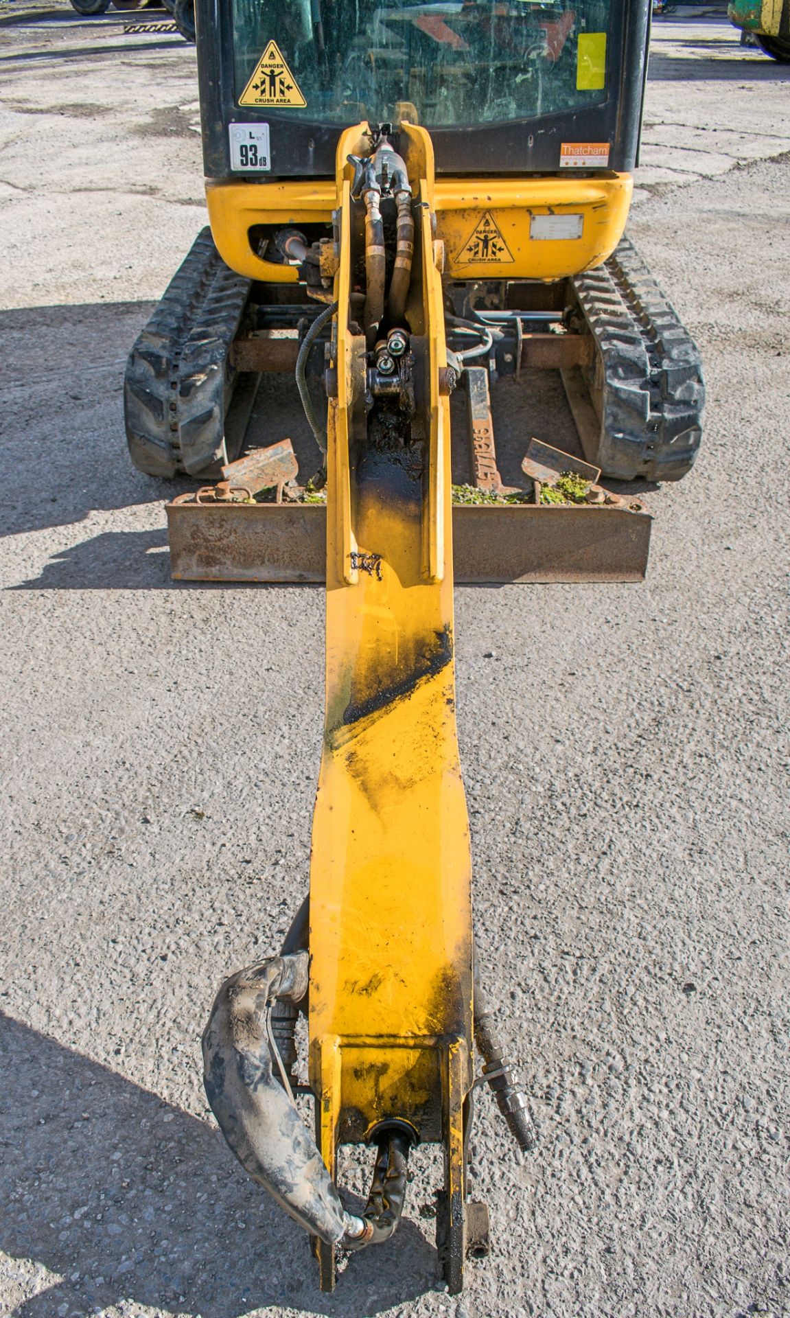 JCB 8018 1.8 tonne rubber tracked mini excavator  Year: 2017 S/N: 2545073 c/w expanding tracks and - Image 11 of 17