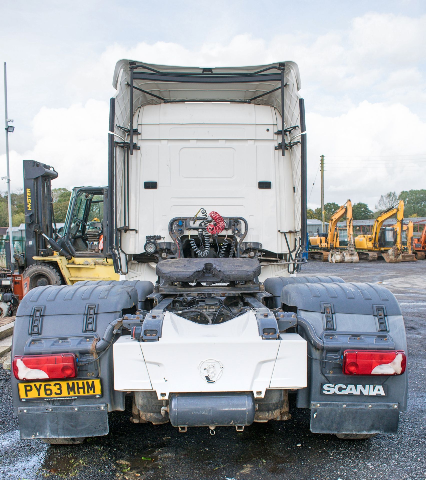 Scania R440 LA Topline 6x2 manual rear lift tractor unit  Registration Number: PY63 MHM Date of - Image 6 of 17