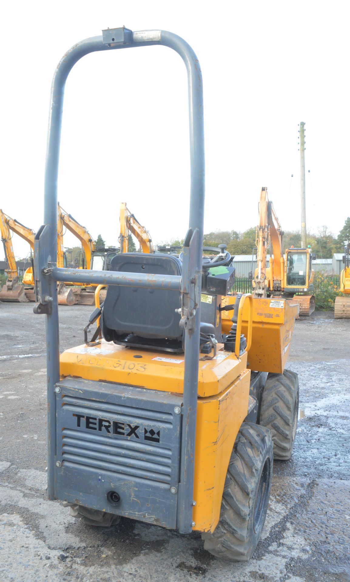 Benford Terex HD1000 1 tonne hi-tip dumper S/N: 2003 S/N: E310HM418 Recorded Hours: 2885 - Image 7 of 9