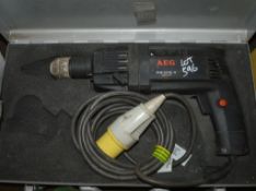 AEG 110 volt SDS hammer drill Complete carry case