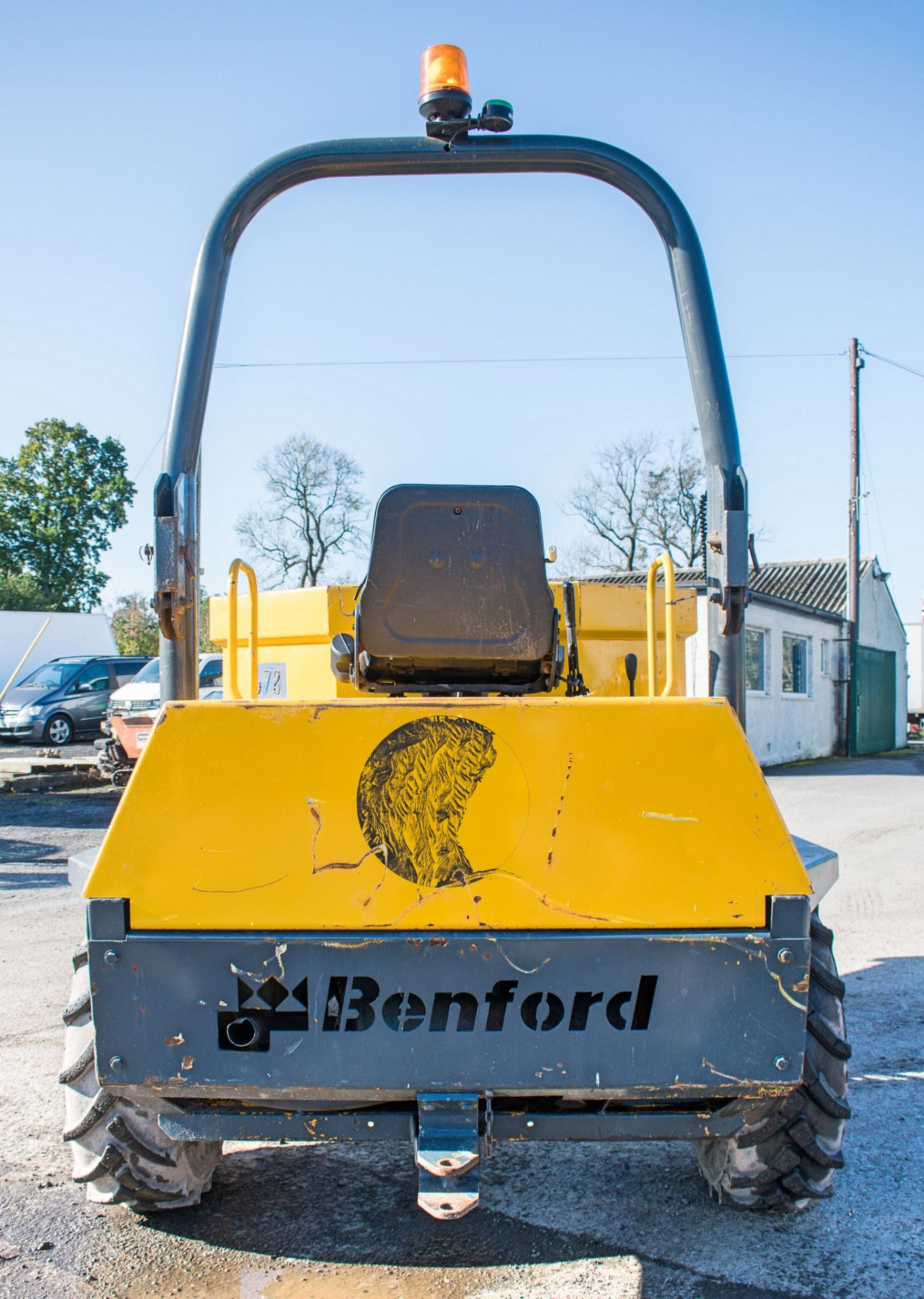 Benford Terex 3 tonne swivel skip dumper  Year:2003 S/N: E310AS314 Recorded hours: Clock blank  678 - Image 6 of 17