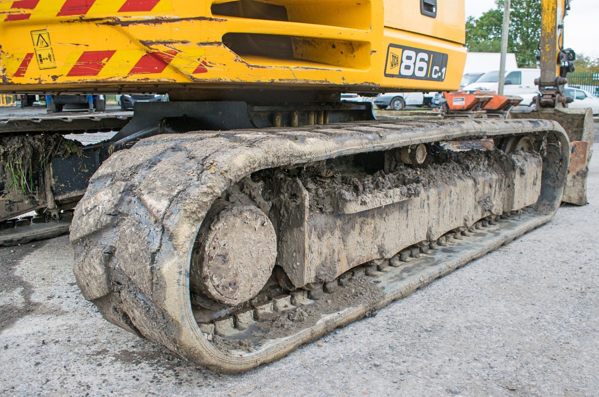 JCB 86C-1 9 tonne rubber tracked midi excavator  Year: 2014 S/N: 02249525 Recorded Hours: 5343 - Image 9 of 21