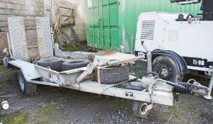 Ifor Williams GH94 9 ft x 4 ft tandem axle plant trailer  * Axle damaged *