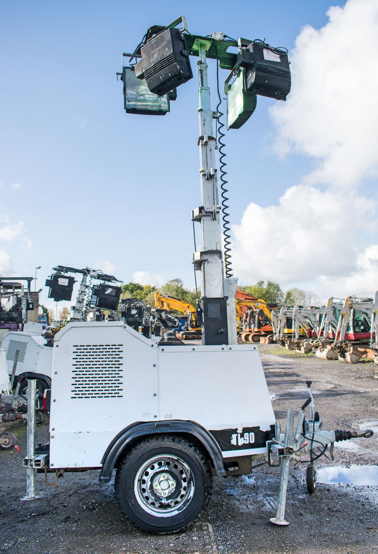 SMC TL-90 diesel driven mobile lighting tower  Year: 2012 S/N: 129657 Recorded hours: 5835 A593319 - Image 6 of 8