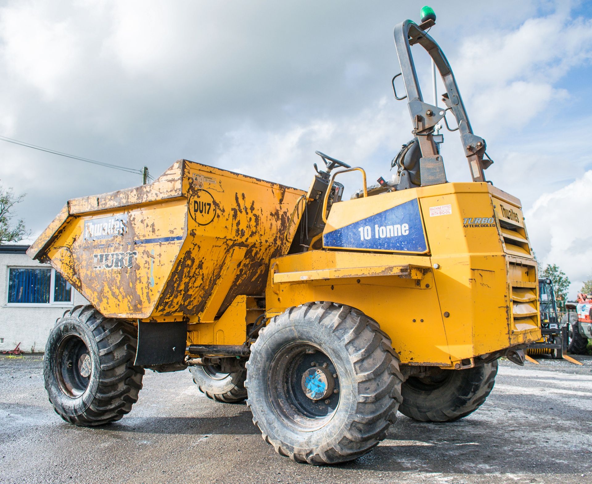 Thwaites 10 tonne straight skip dumper Year: 2008 S/N: 5379 Recorded Hours: 5617 DU17 - Image 3 of 15