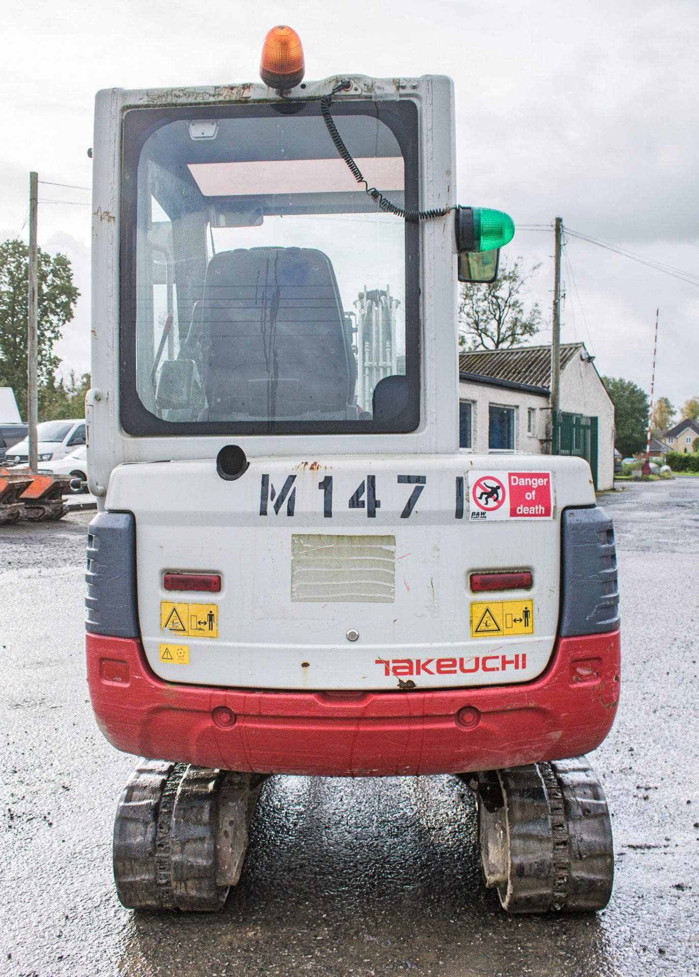 Takeuchi TB228 2.8 tonne rubber tracked mini excavator Year: 2012 S/N: 122801768 Recorded Hours: Not - Image 6 of 18