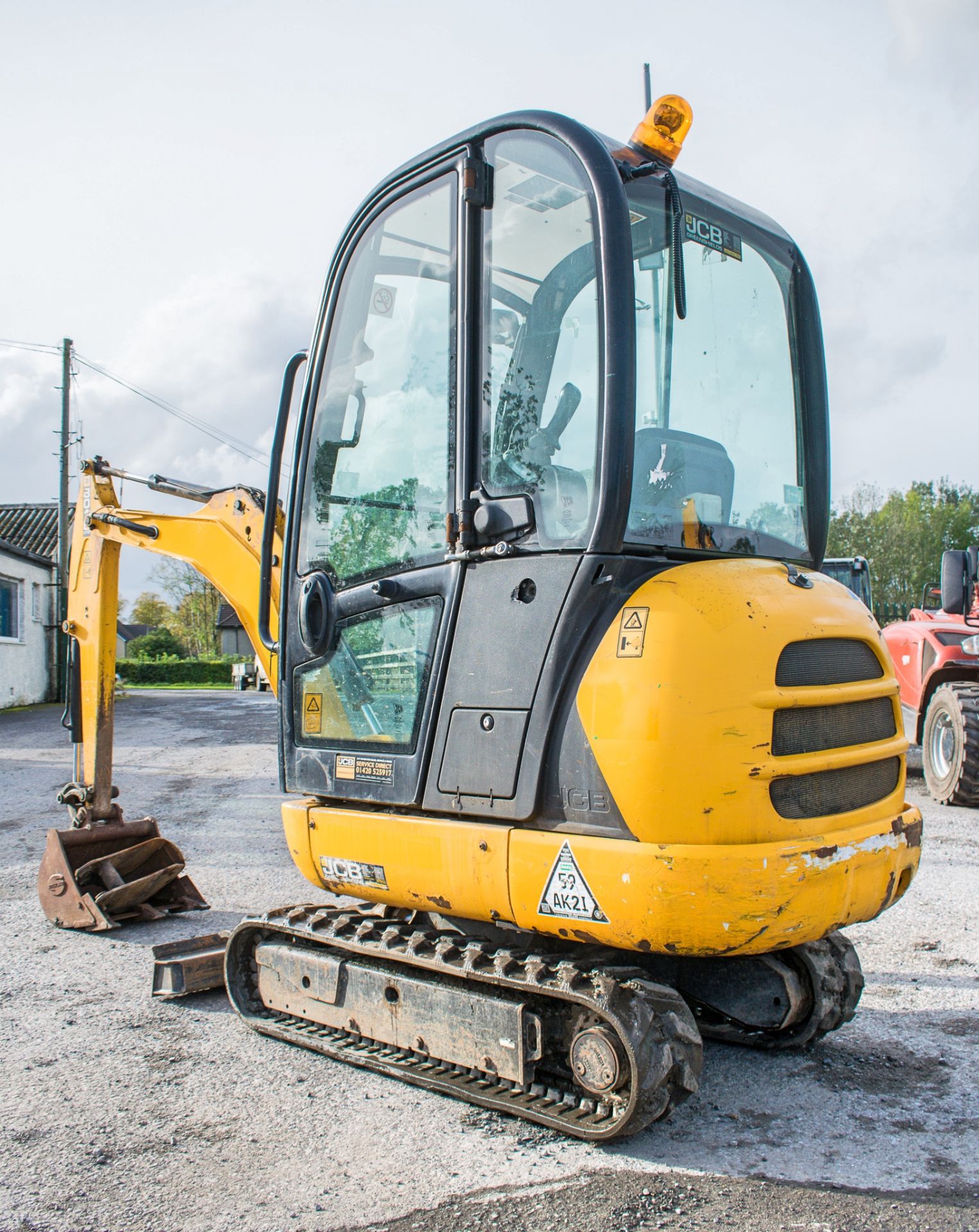 JCB 801.6 1.5 tonne rubber tracked mini excavator Year: 2014 S/N: 2071579 Recorded Hours: 1935 - Bild 3 aus 17