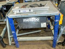 Metabo 110v table saw