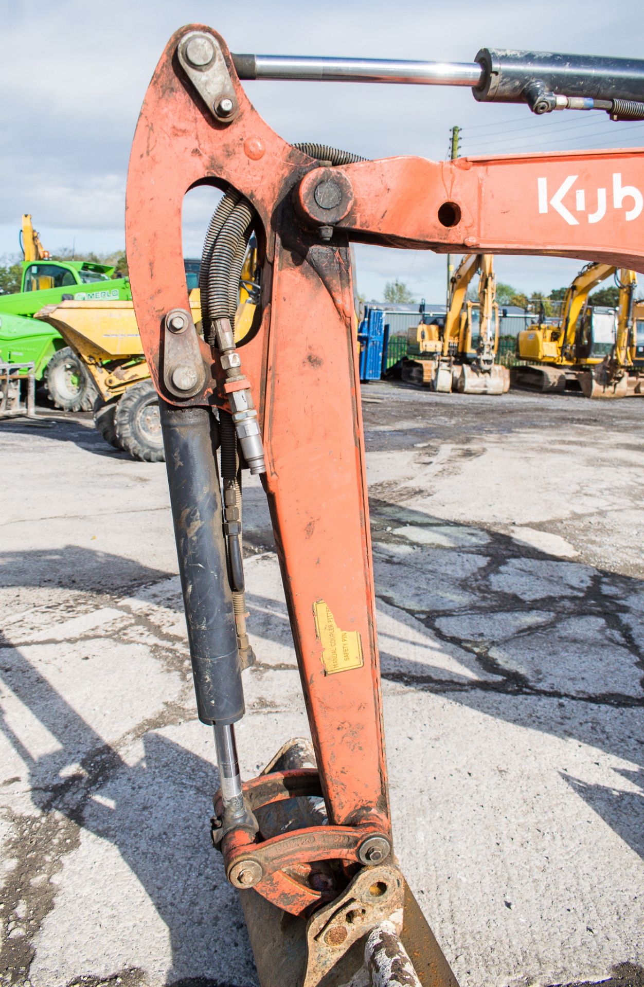 Kubota KX016-4 1.6 tonne rubber tracked mini excavator  Year: 2016  S/N: 60370 Recorded hours: - Image 13 of 17