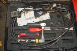 Rehau hydraulic pipe press kit c/w carry case
