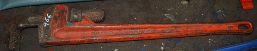 Ridgid 24 inch pipe wrench