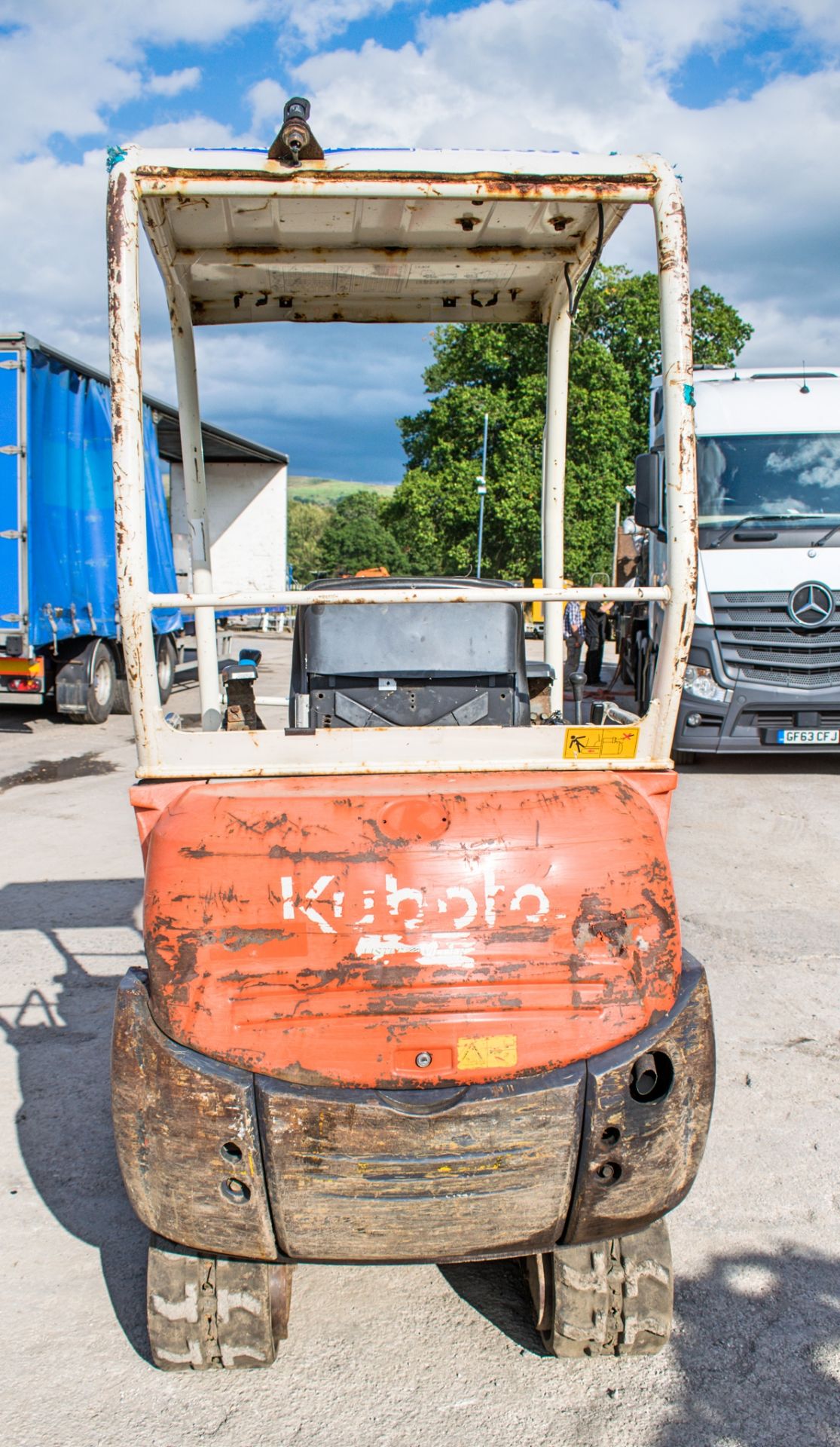 Kubota KX36-3 1.5 tonne rubber tracked excavator Year: 2008 S/N: 2078047 Recorded Hours: 5335 - Image 6 of 12