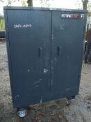 Tuffstore steel site cabinet ** No keys but unlocked **