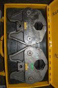 2 - Rems pipe press jaws c/w carry case