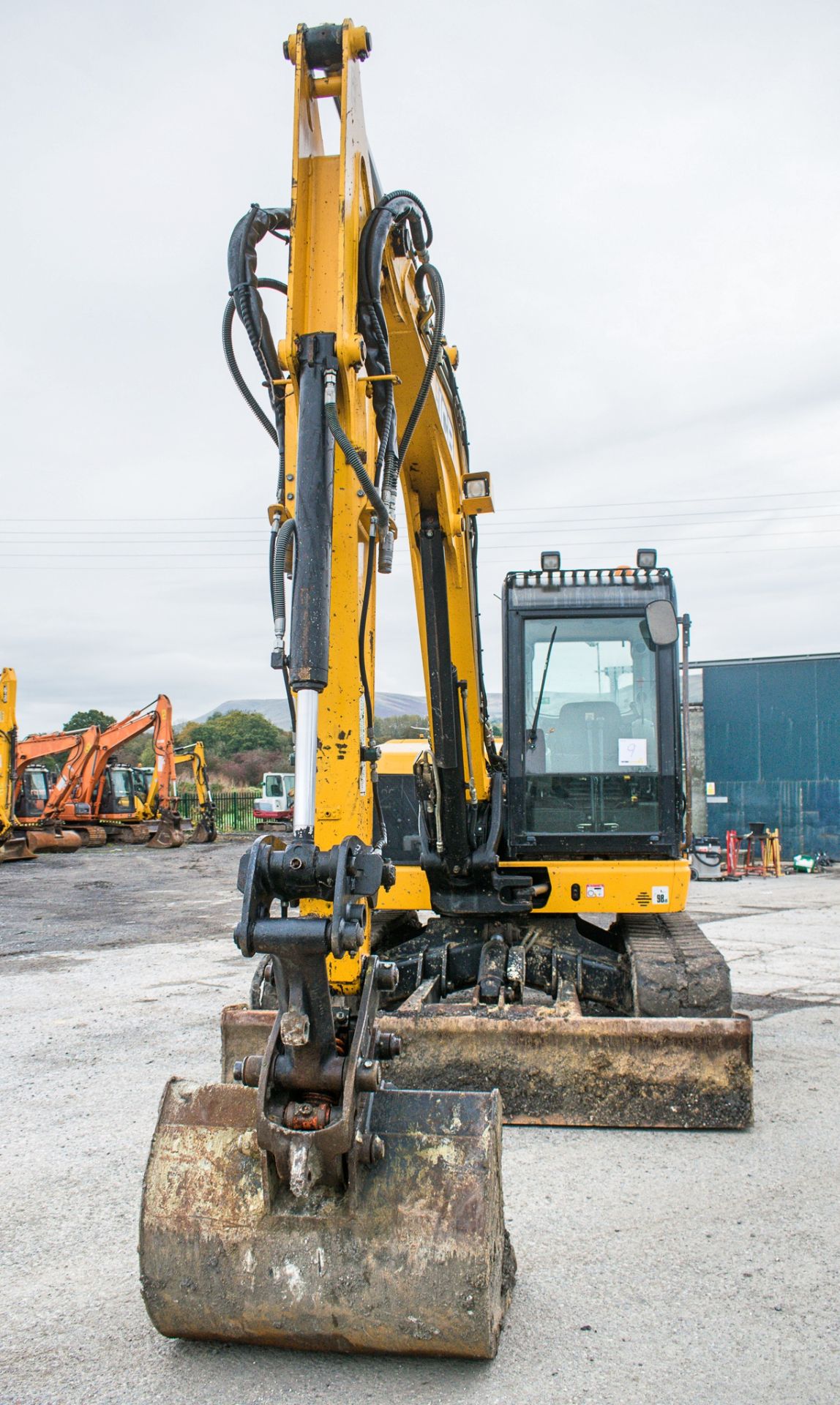 JCB 86C-1 9 tonne rubber tracked midi excavator  Year: 2014 S/N: 02249525 Recorded Hours: 5343 - Image 5 of 21