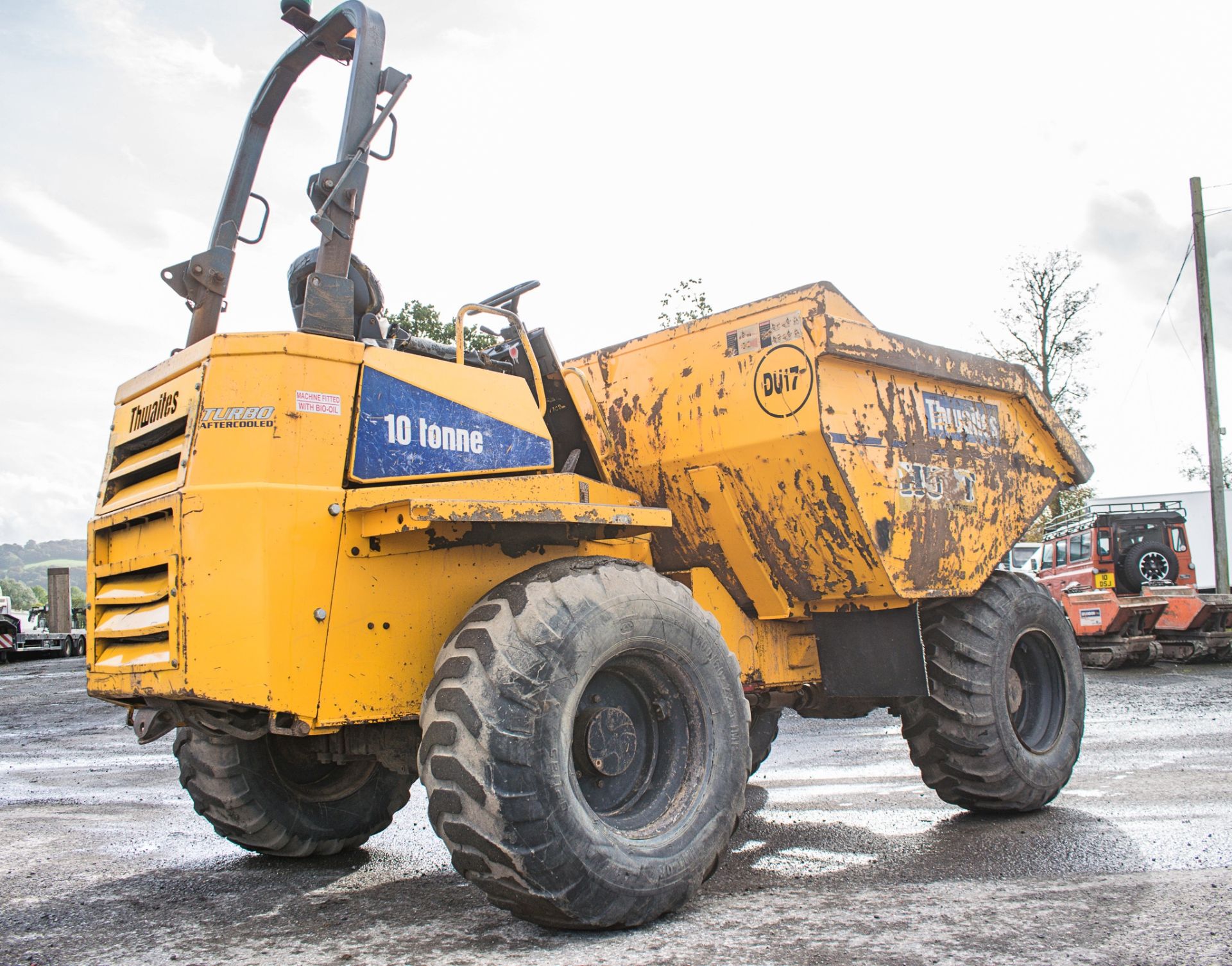 Thwaites 10 tonne straight skip dumper Year: 2008 S/N: 5379 Recorded Hours: 5617 DU17 - Image 4 of 15