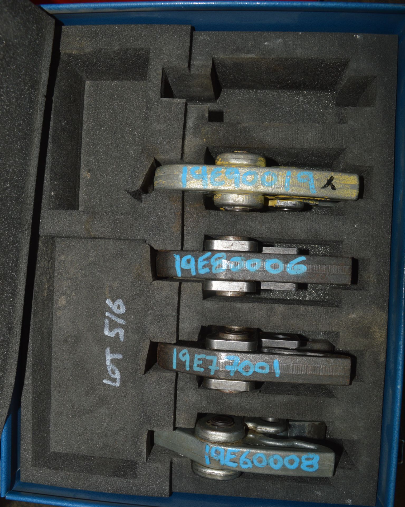 Pipe press tooling c/w carry case