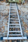 2 stage aluminium ladder