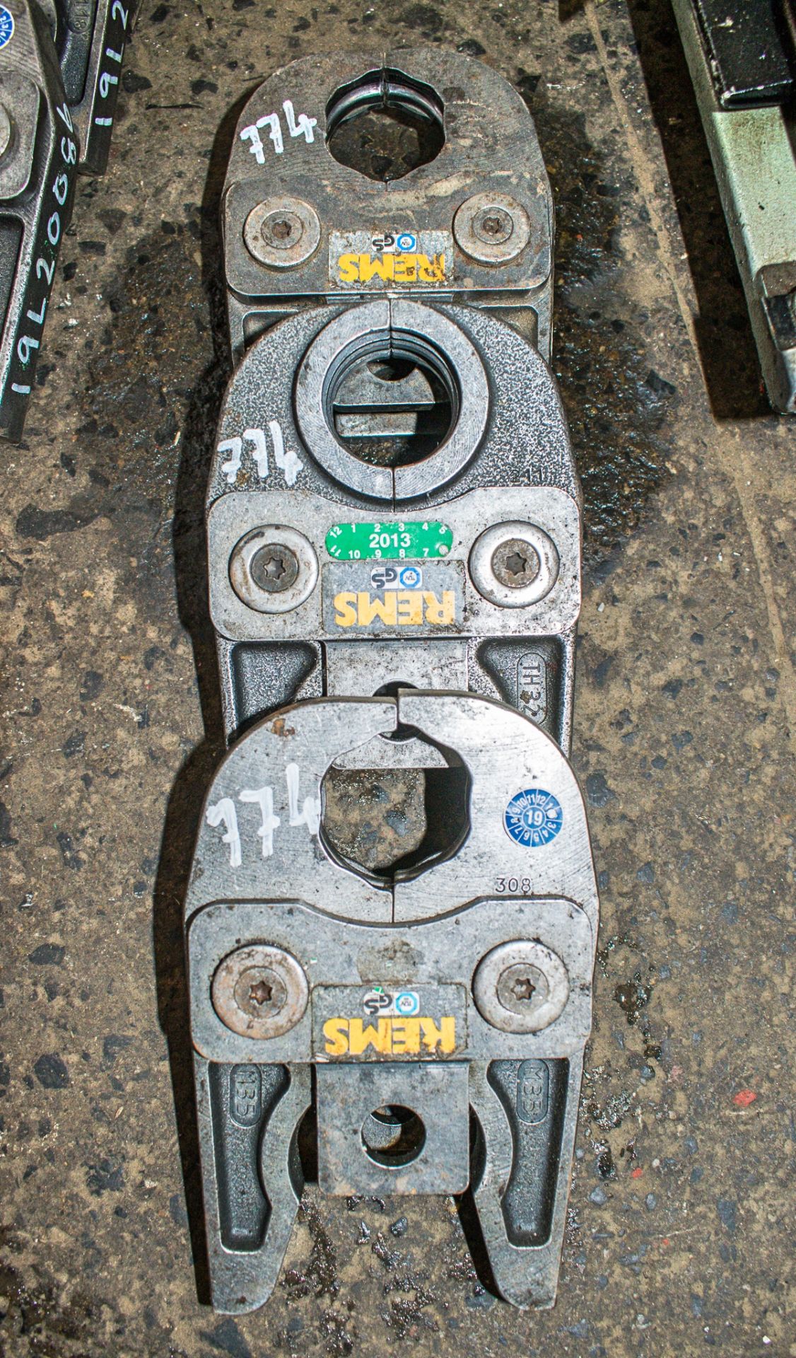 3 - Rems pipe press jaws