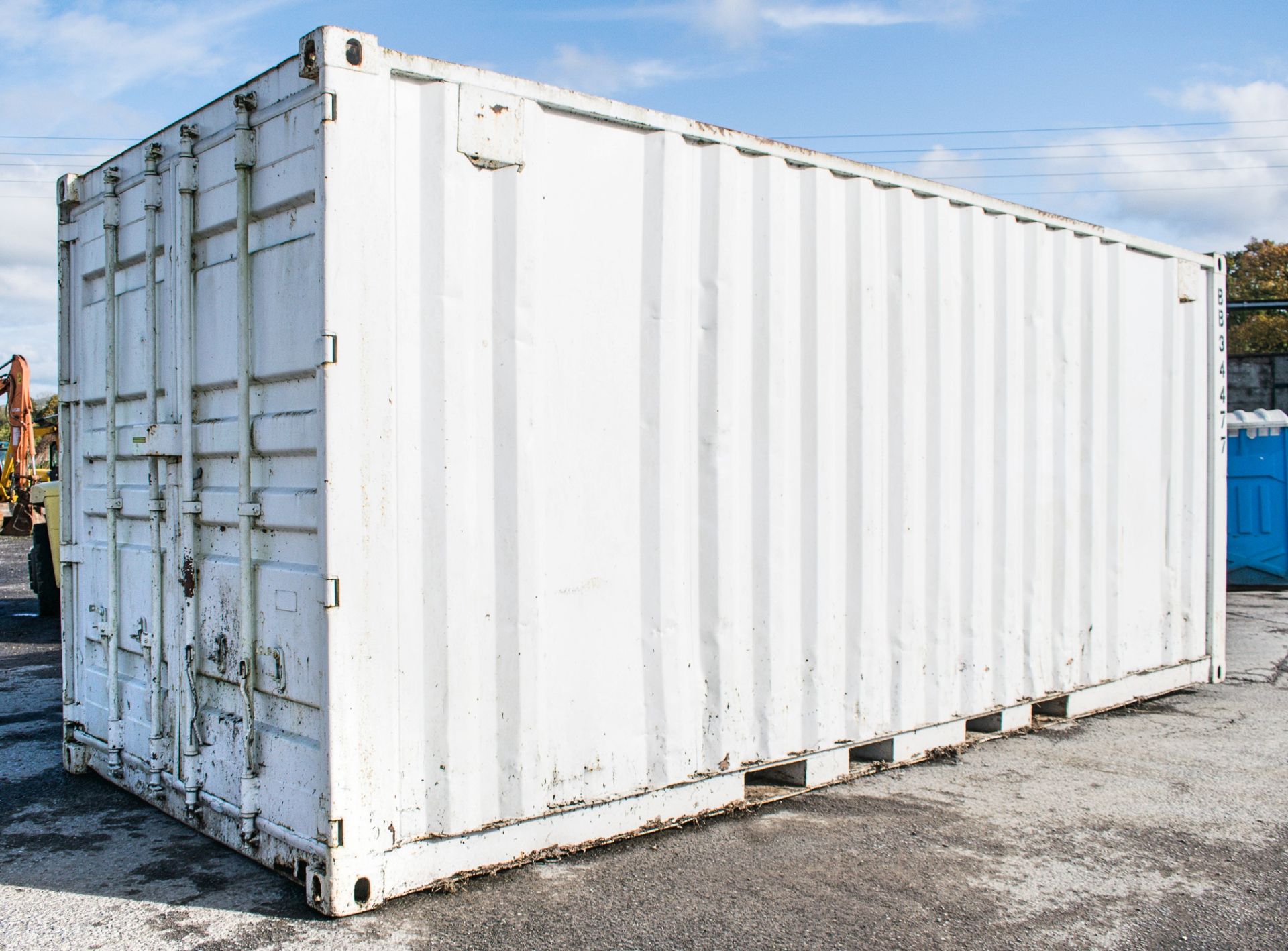 20 ft x 8 ft steel shipping container BB34477