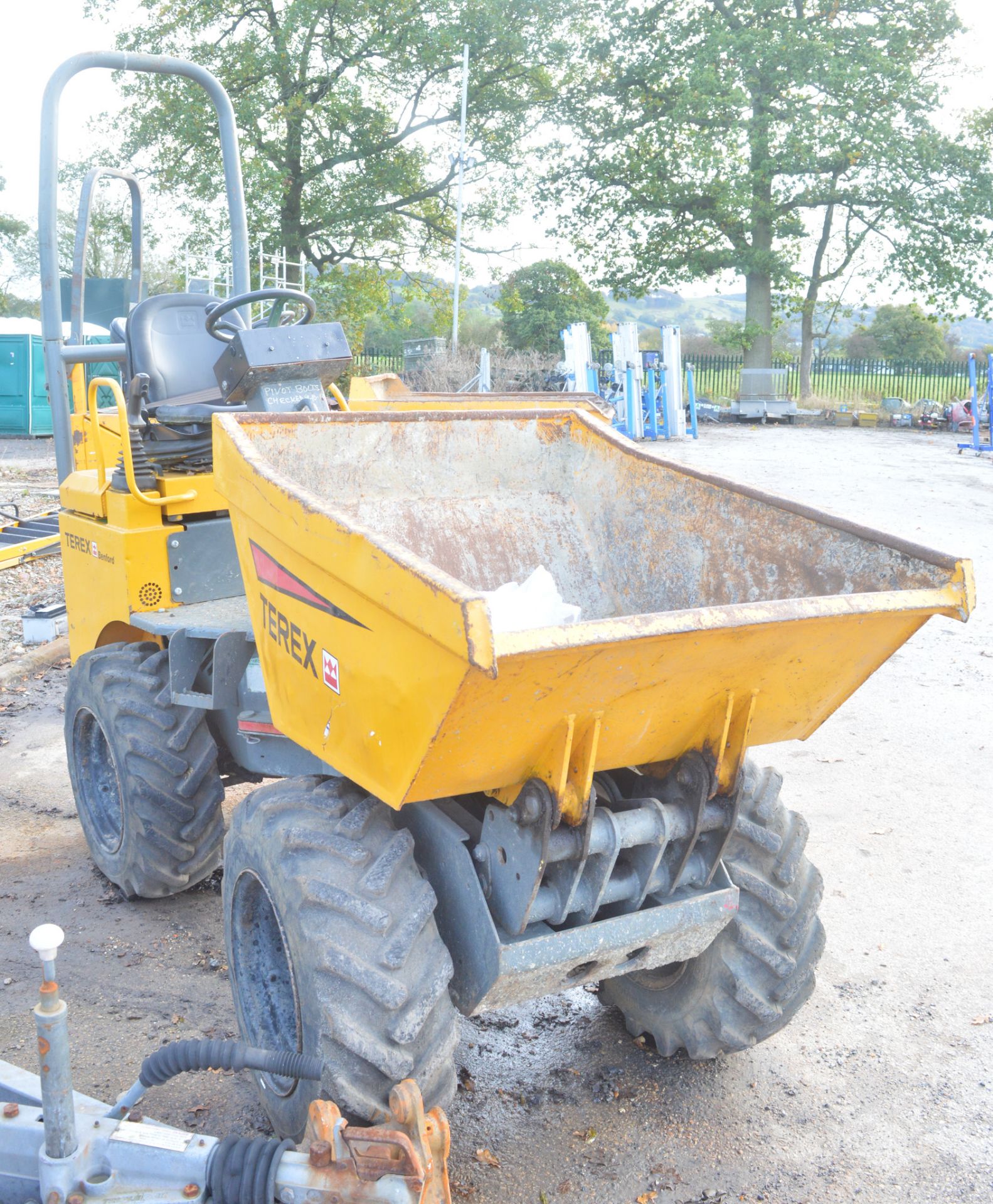 Benford Terex HD1000 1 tonne hi-tip dumper Year: 2003 S/N: E309HM369 Recorded Hours: 1846 ** - Image 4 of 5