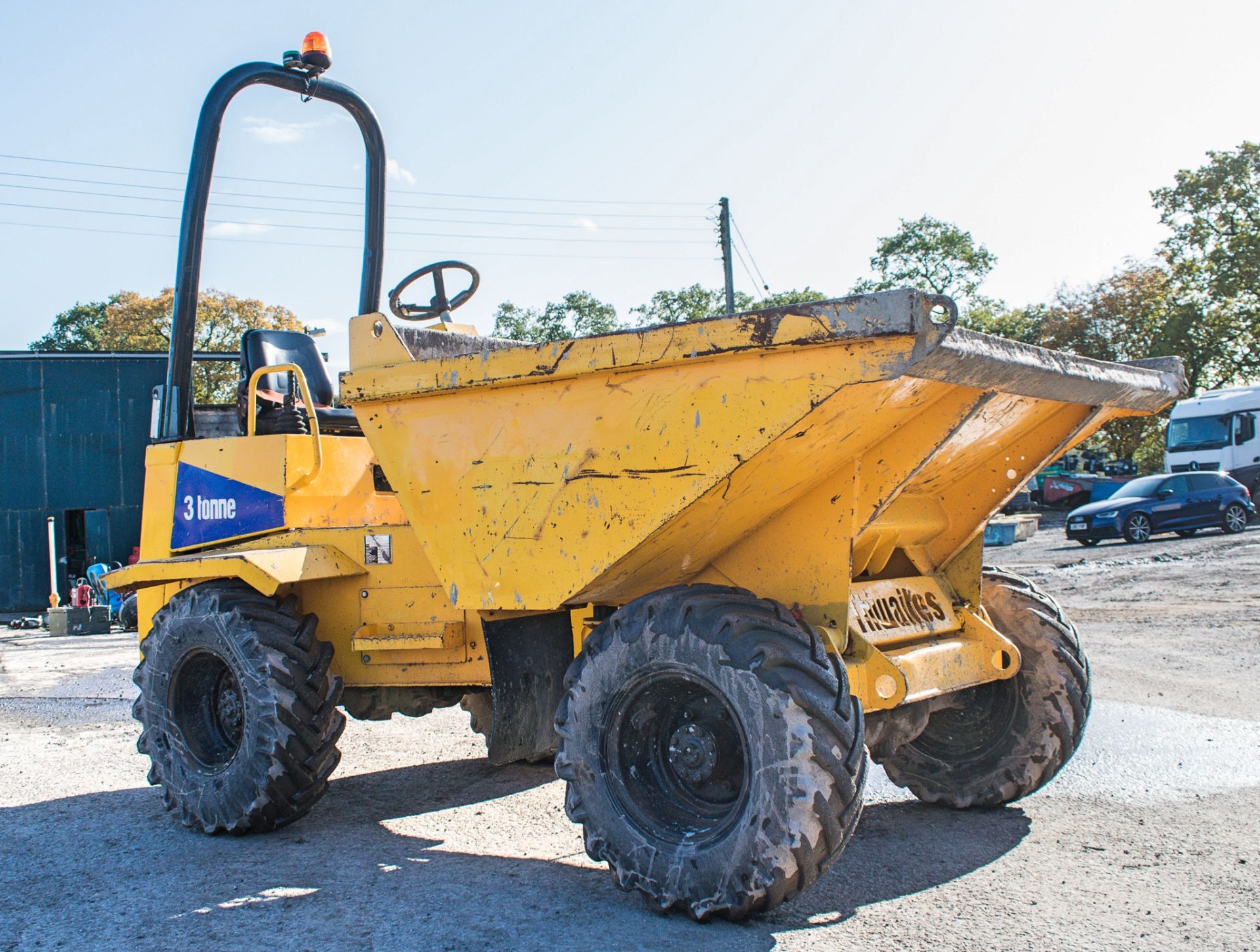 Thwaites 3 tonne straight skip dumper  Year: 2005 S/N: A5356 Recorded hours: 2523 1910 - Image 2 of 16