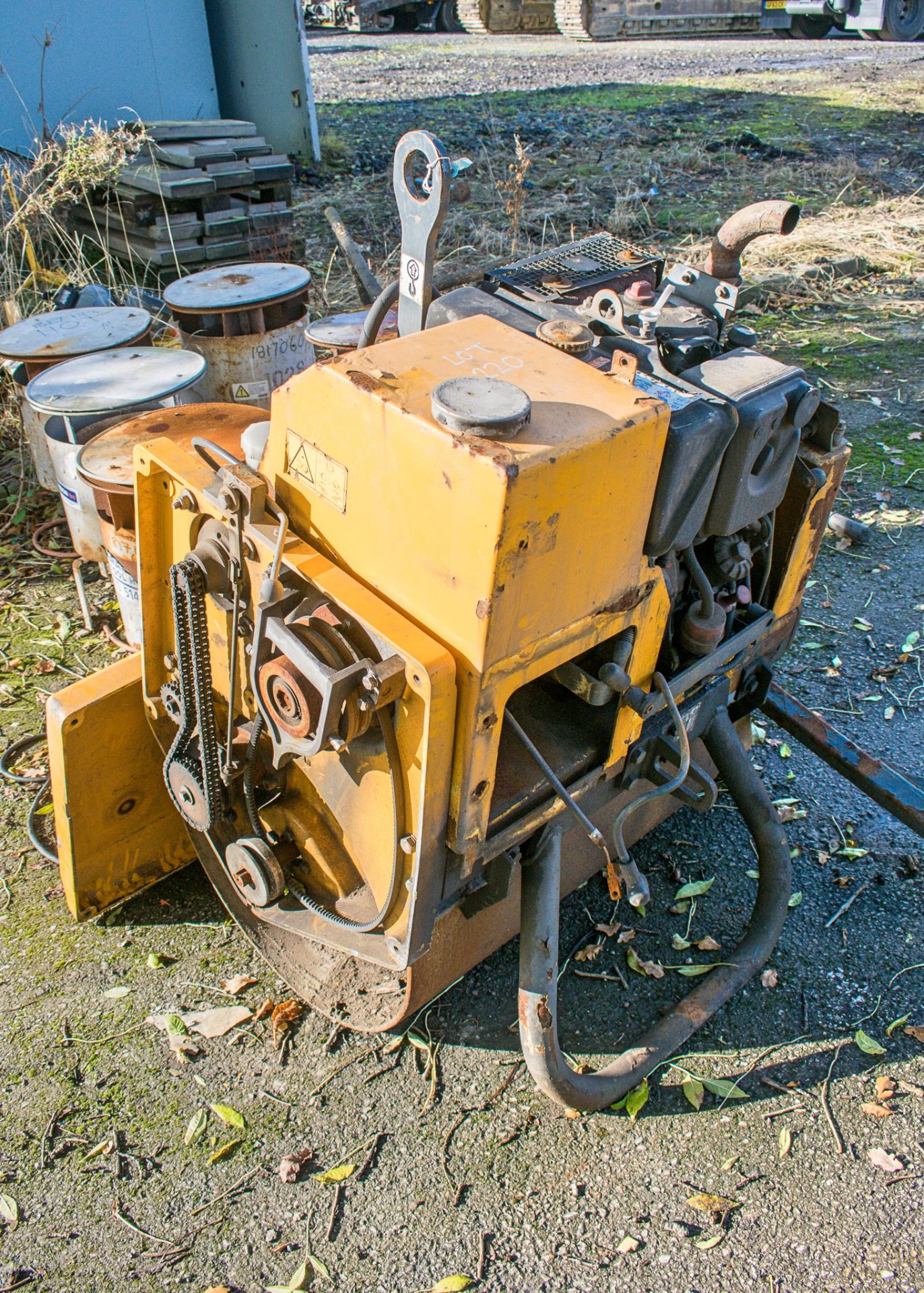 Benford MBR71 diesel driven pedestrian roller for spares A594984 - Image 2 of 2