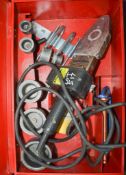 110v hot plate pipe welding kit c/w carry case