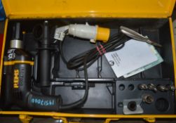 REMS 110v twist drill kit c/w carry case